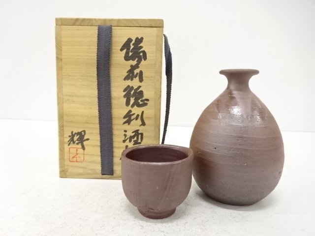 JAPANESE COLLECTIBLE / BIZEN WARE / OKADA TERUZO / TOKURI SAKE CUP